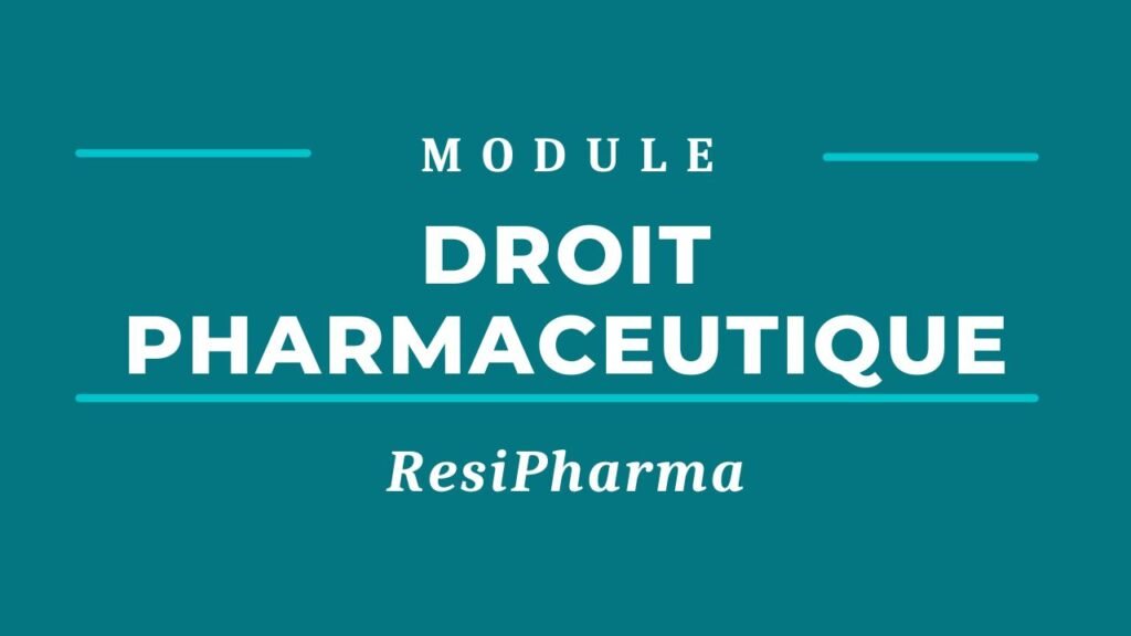 Droit Pharmaceutique