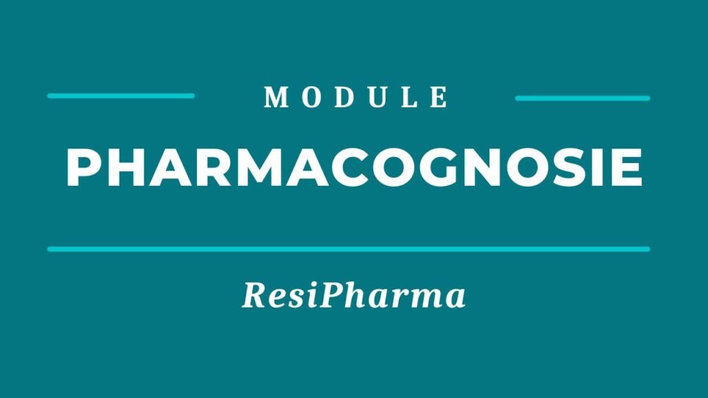 Pharmacognosie